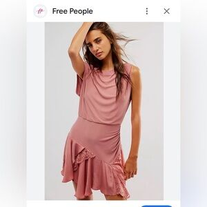 Free People Jazzi Mini Dress Rose